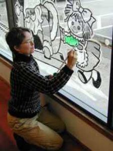 Painter creates holiday cheer