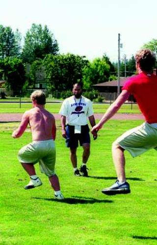 Spring football camp on track