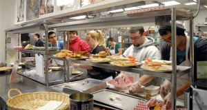 Culinary students Rio Vega and Emily Schiferl