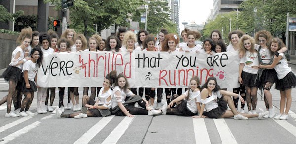 Ghoulish fun, cash award for Mount Si High cheer squad at marathon