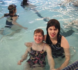 Mount Si junior Sara Aldrich and Susan Pearson