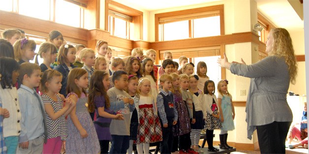 Cascade View Elementary School Kindergarteners