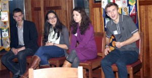 Rotary Club names fall Students of the Quarter: Mahrer, Corliss, Hauser and Canady