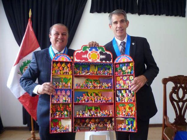 Mayor Valcarcel of Chaclacayo