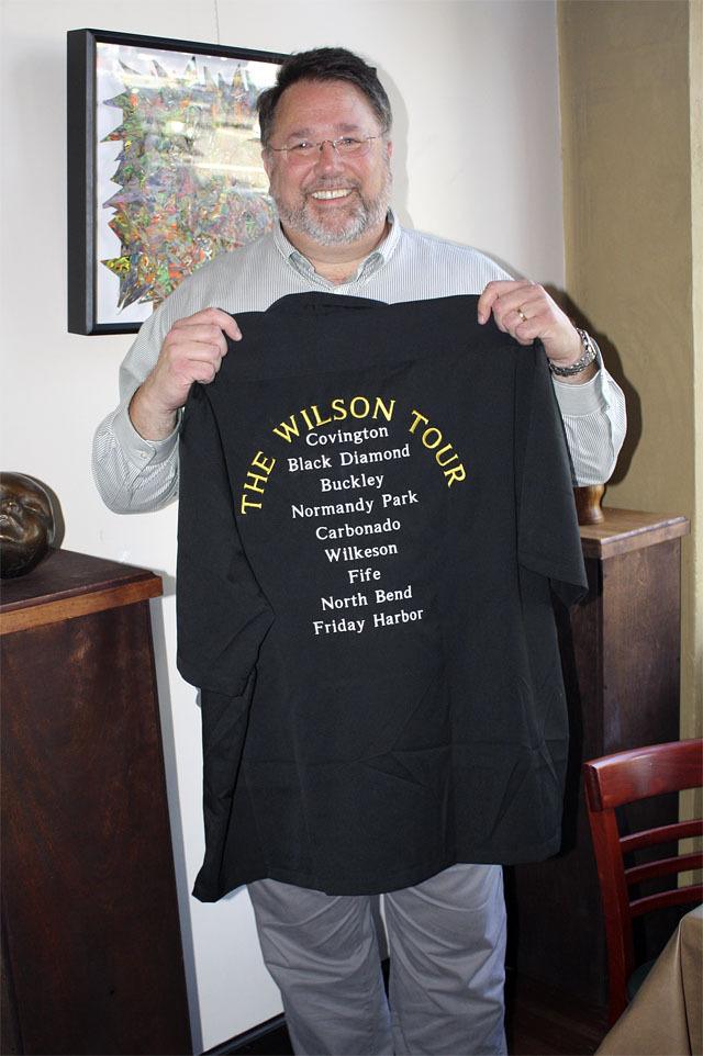 Wilson tour sails on: North Bend City Administrator says farewell, heads to Friday Harbor