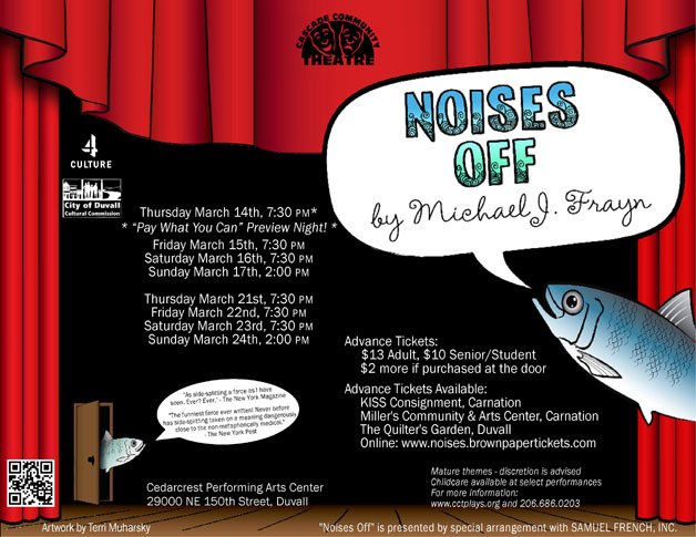 Noises off! Lower Valley's Cascade Community Theater offers funny farce this week and next