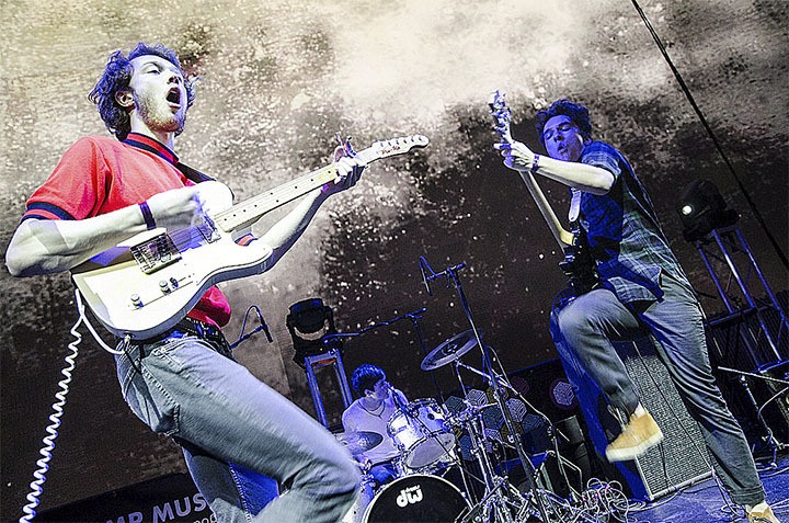 The band NG pictured at EMP in Seattle