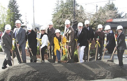 Breaking ground Monday