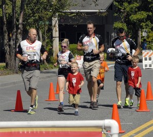 It was a family finish for the Epic Racing team