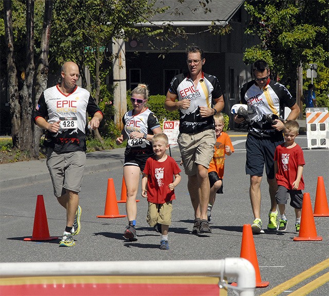 It was a family finish for the Epic Racing team