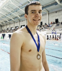Mount Si’s Chase Goulart did his school proud during the WIAA 3A boys state swim championships last weekend in Federal Way.