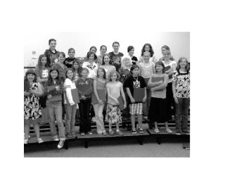 Members of the Snoqualmie Valley Girls Choir will perform in the upcoming Bellevue Opera production of “Hansel and Gretel.” Pictured are