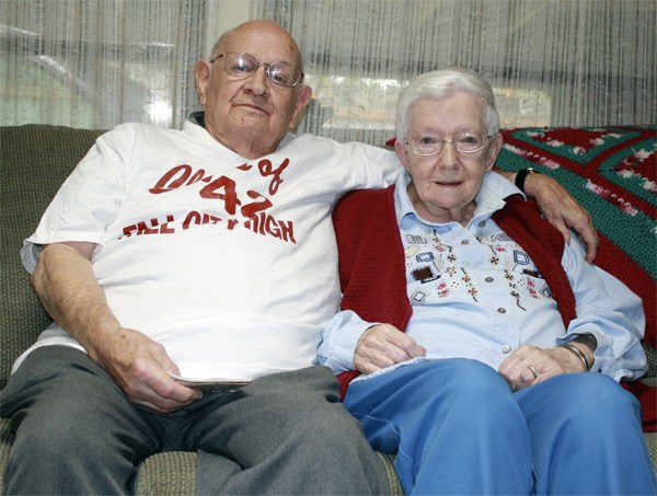 The travel bug often bit locals Ed and Anne Stow