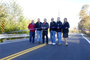 North Bend officials celebrated the completion of the Boalch Avenue reconstruction project