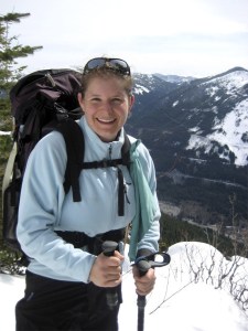 Pictured on a climb up Mount Defiance