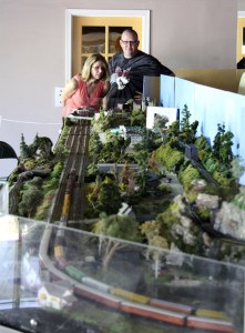 Visitors to Railroad Days check out the United NorthWest Model Railroad Club’s model layout. The club returns this summer with two sets of tracks.
