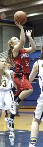 Mount Si senior Alex Welsh goes up for a shot in the second half of the Wildcats' final game of the season. Seniors Welsh