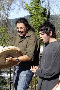 Snoqualmie Tribe song leader Jessy Lucas