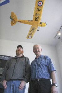 Todd’s Models co-owners Todd Long (left) and Vince Caluori moved their hobby shop from Trucktown to downtown North Bend late last month.  Within two days of opening