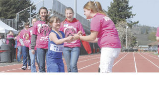 Running the 50-yard dash