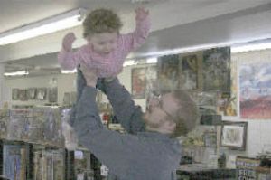 Superheroine-in-training Sarah Leatherman is launched by her father
