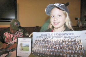 Hawks fan Regan Simonson