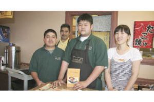 Staff at the recently opened Mori Bistro