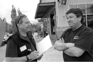 On a Snoqulamie Ridge sidewalk