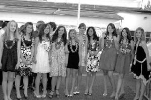 Eighth grade girls at Chief Kanim Middle School