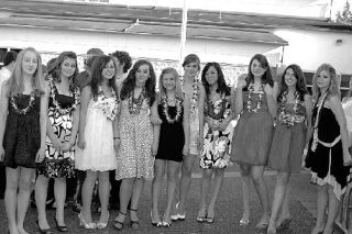 Eighth grade girls at Chief Kanim Middle School