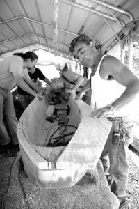 Members of the Snoqualmie Tribe’s Canoe Family