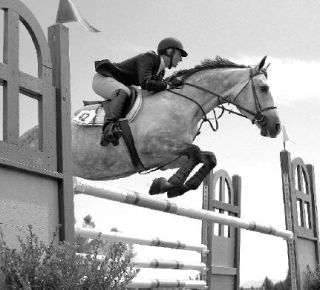 Equestrienne Jill Blunt makes a jump during last year’s Evergreen Classic Horse Show. The top riders in the Northwest will compete at the event