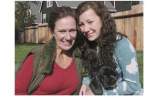 Kim Howard and her daughter Reilly rehabilitate Tilly the Cocker Spaniel