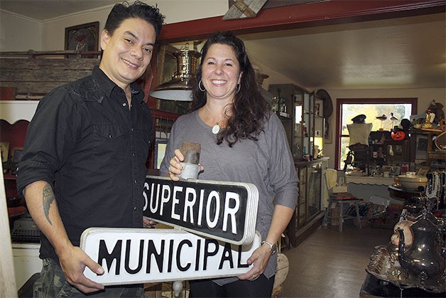 Joey MacArthur and Tami Smith stock eclectic items