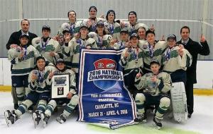 Courtesy PhotoThe 14 and under Sno-Kings Amateur Hockey team poses after their big win on April 4.