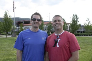 Evan Pappas/Staff PhotoJason Griffith and Bob Richey