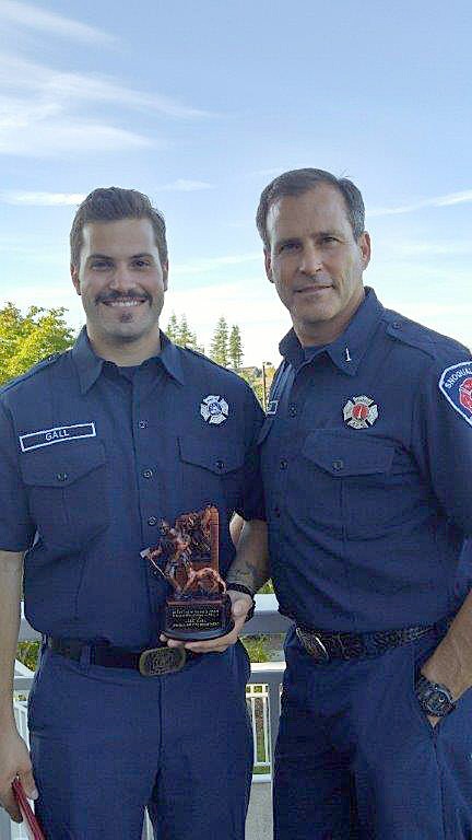 Courtesy PhotoVolunteer firefighter Jake Gall