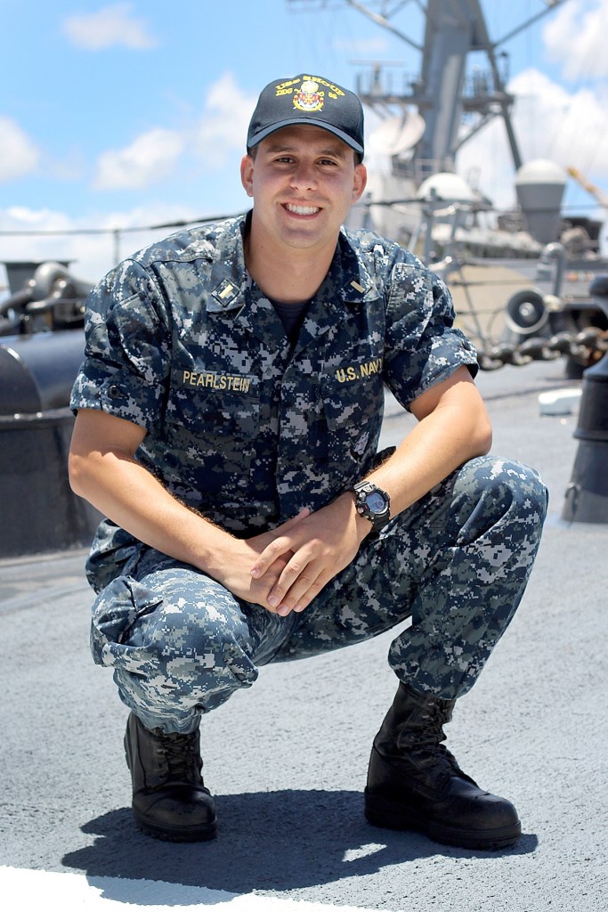 Navy Ensign Zac Pearlstein of North Bend is serving on the USS Shoup in Pearl Harbor.