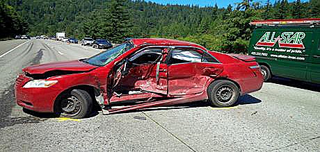 The driver of this Toyota Camry