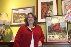 Lee Grumman operate’s Miller’s Community and Arts store in downtown Carnation. Part of her mission as mayor is to assist with business development.