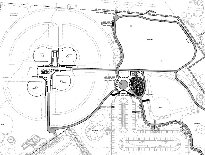This diagram illustrates the major features of the $1.6 million Torguson Park project scheduled to start in the next few weeks.Courtesy Image