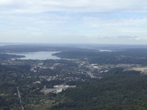 Sportswriter Shaun Scott hiked to the summit of Poo Poo Point on Sept. 24 in Issaquah.