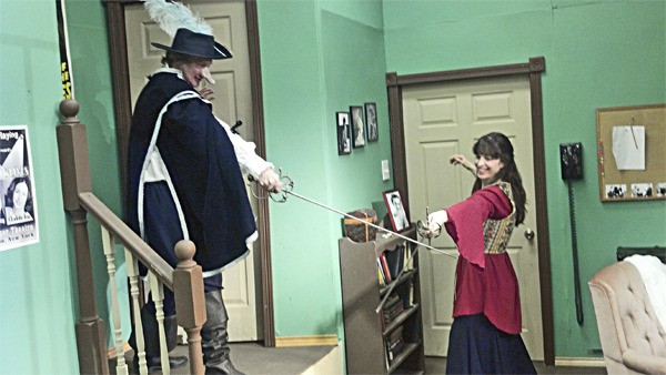 George (Peter Cook) and Charlotte Hay