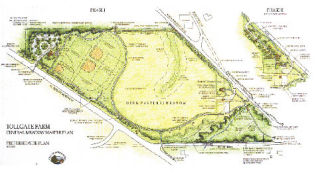 A plan guiding the development of Tollgate Farm Park calls for three new baseball fields and two soccer fields. The city of North Bend is considering partnering with Si View Metro Parks to speed up installation.