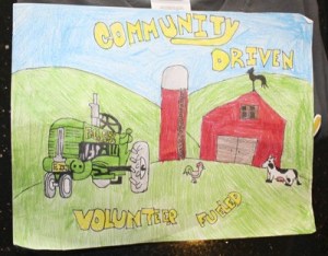 Maddy Showers’ original logo drawing.