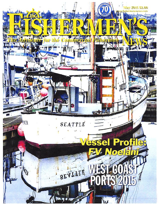 North Bend photographer Ernie Hayden had his work selected for the cover of the May issue of Fishermen's News magazine.