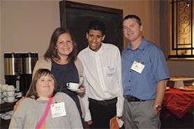 Transition Learning Center students and teachers at the YMCA award ceremony.