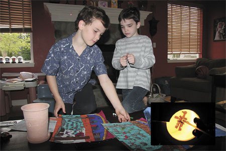 Fall City pupil Aaron Stone and his brother Quinn