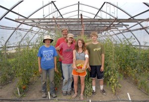 After a long day of weeding and generally polishing up the place for the upcoming Taste of the Valley
