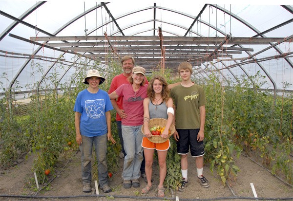 After a long day of weeding and generally polishing up the place for the upcoming Taste of the Valley